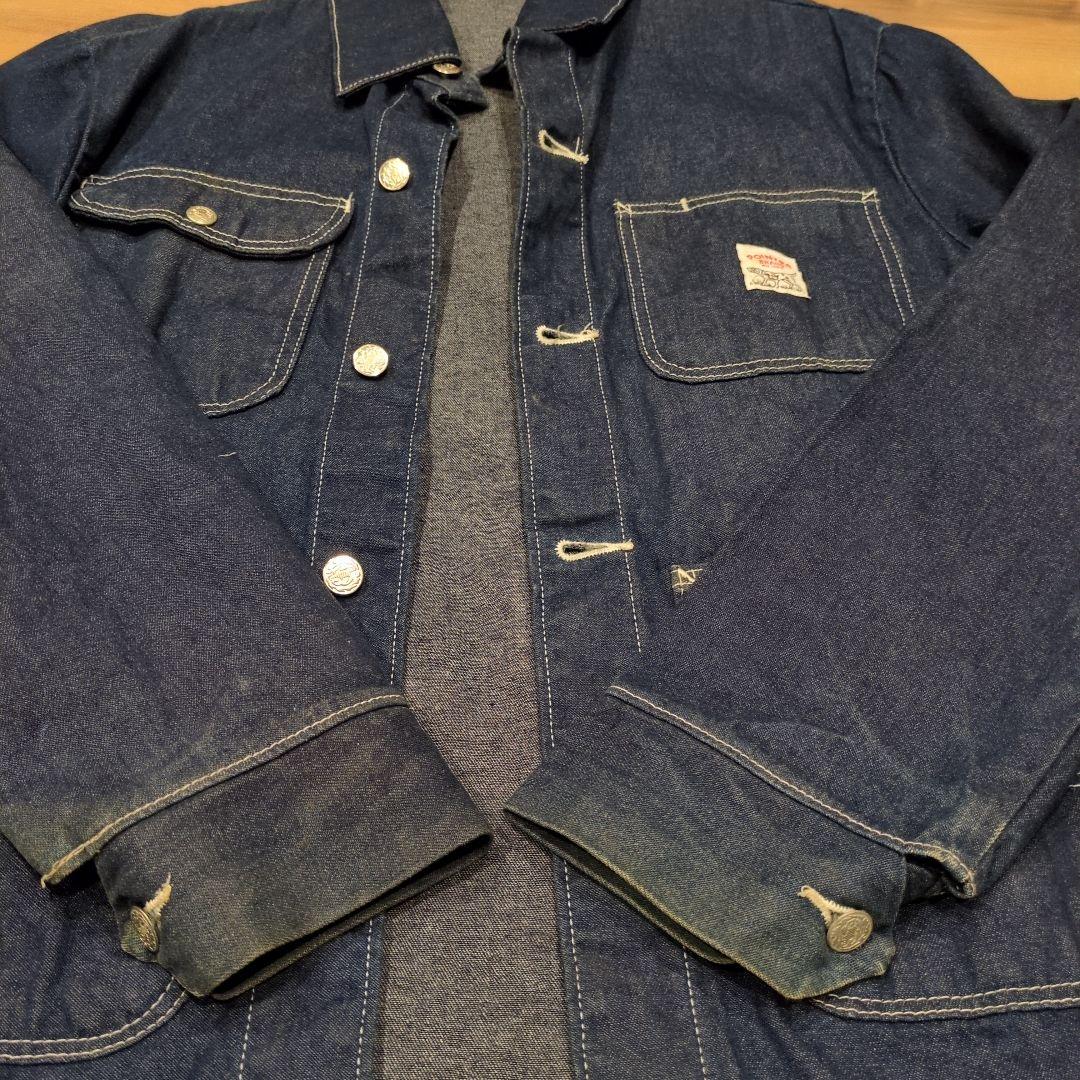 USA製 POINTER デニム カバーオール ジャケット S 90s