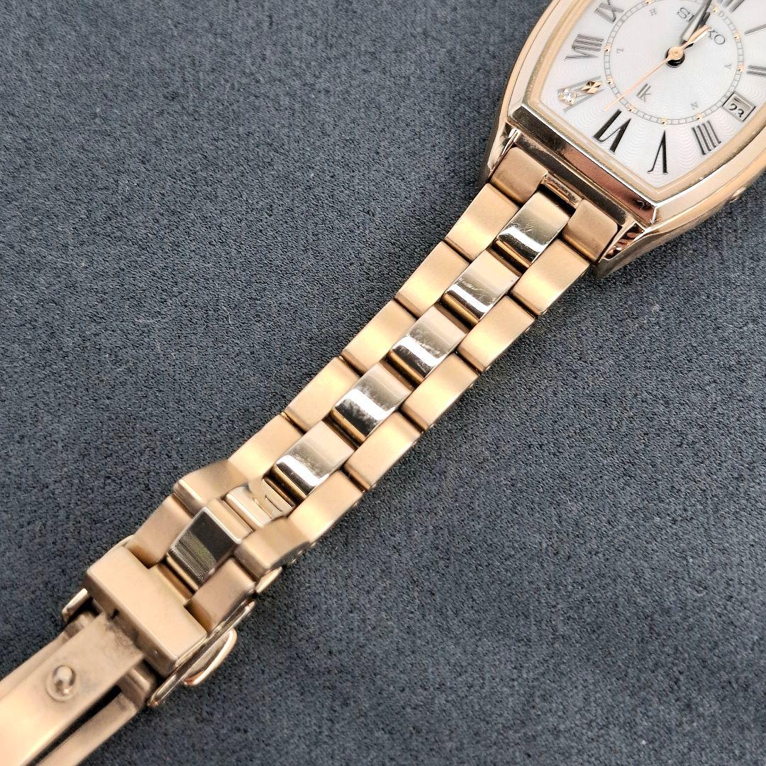 ✨良品 セイコー ルキア SEIKO lk ソーラー 電波 チタン ゴールド