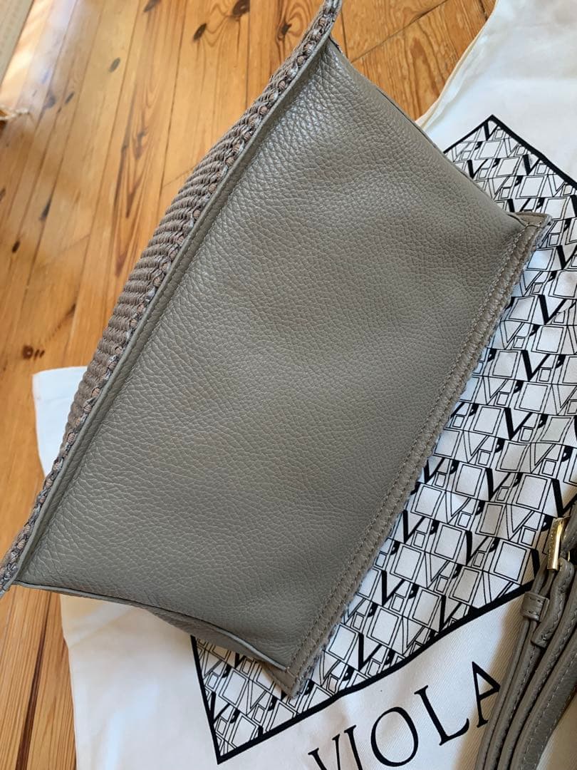 violad'oro ヴィオラドーロ　2way ラフィアシート　カゴバッグ