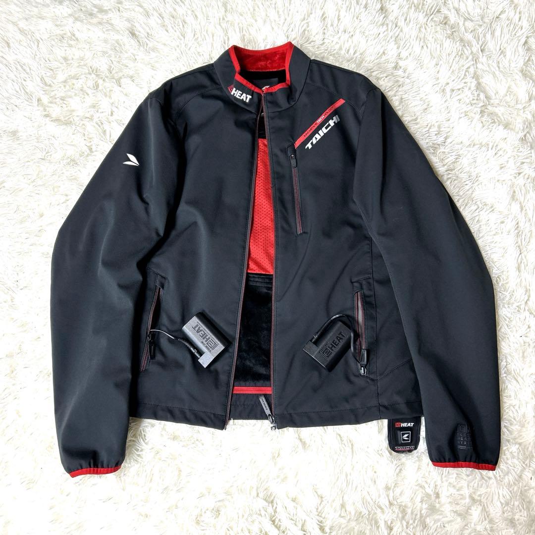 美品 RS タイチ 電熱ジャケット メンズ 3XL バッテリー 2個付き バイク