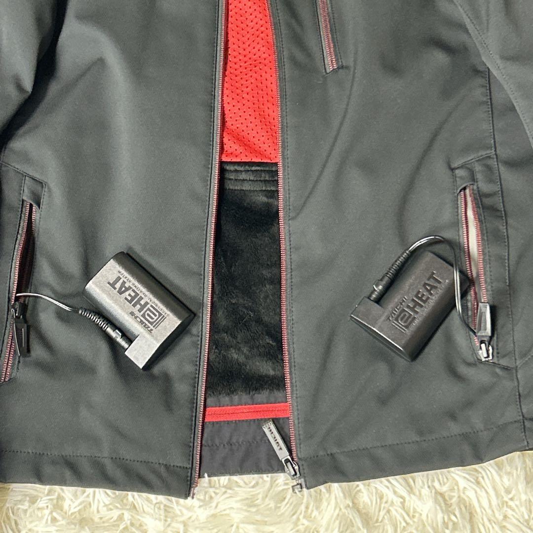 美品 RS タイチ 電熱ジャケット メンズ 3XL バッテリー 2個付き バイク