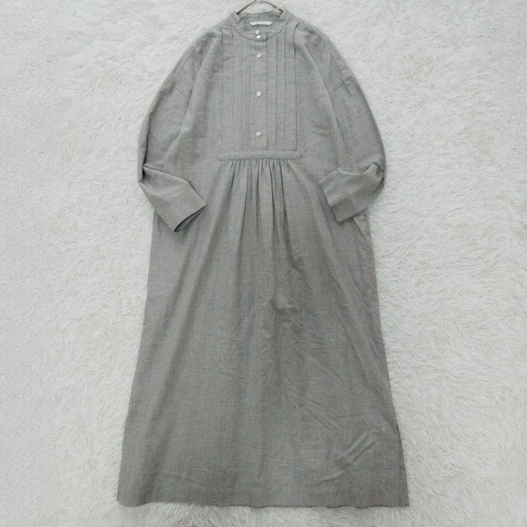 PLAIN PEOPLE プレインピープル コットンヤクワンピース グレー