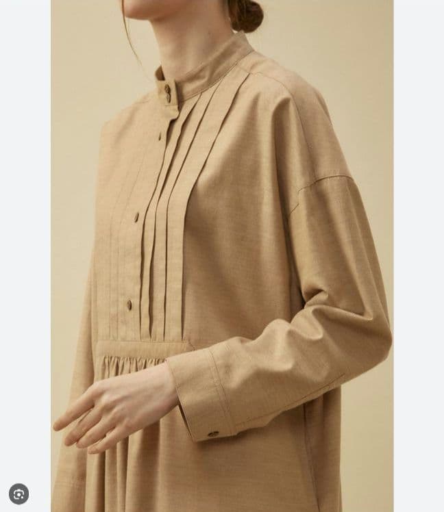 PLAIN PEOPLE プレインピープル コットンヤクワンピース グレー