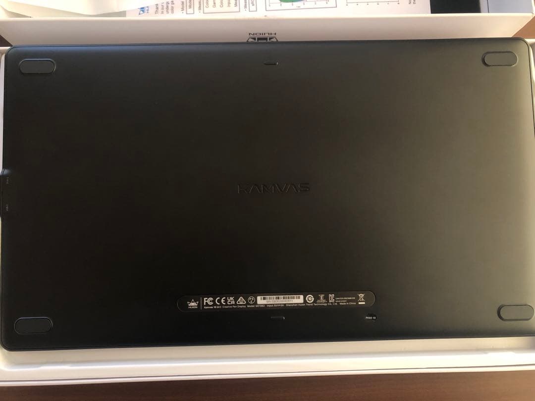 状態良好 HUION KAMVAS 16 Gen 3 2.5K 液タブ