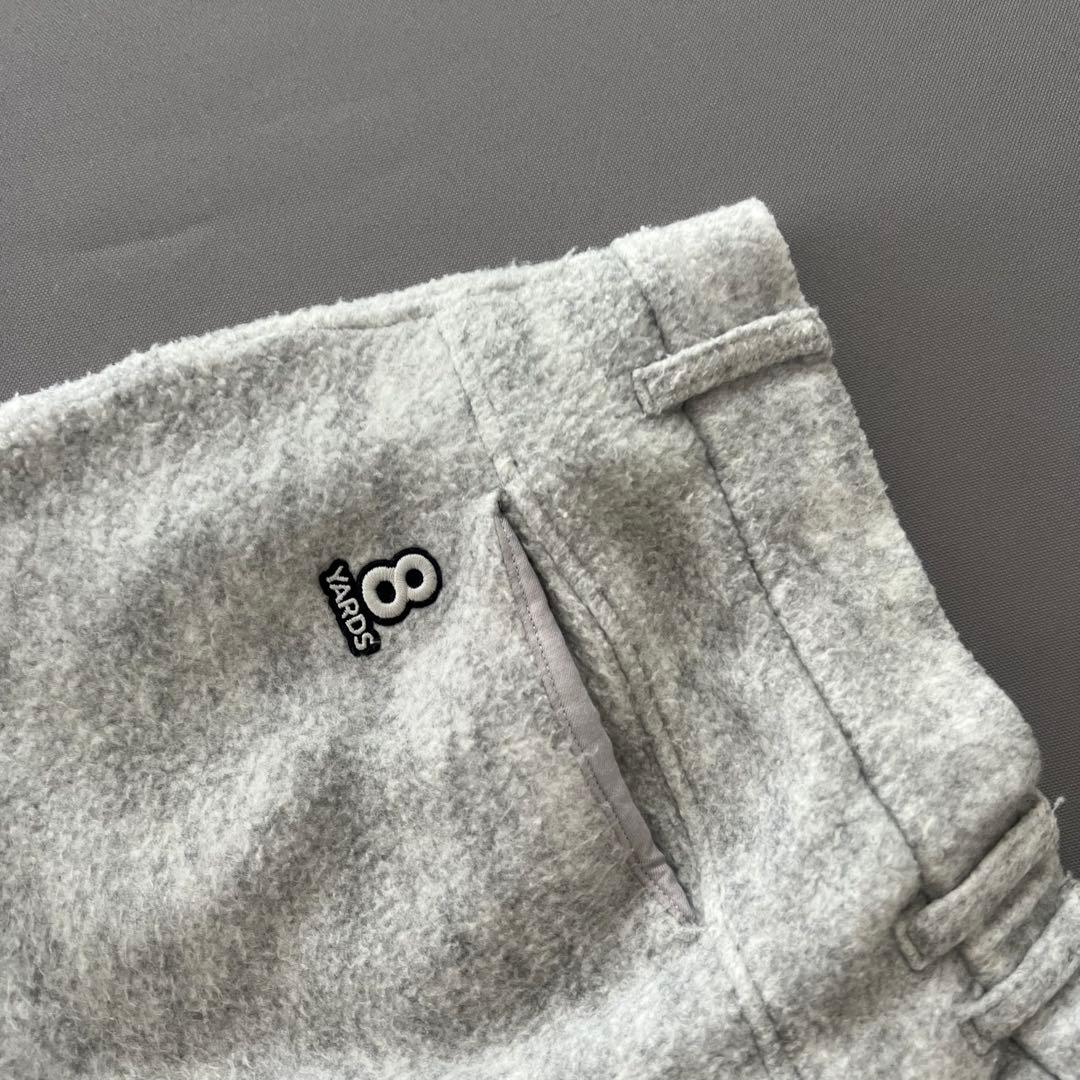 8YARDS ハチヤーズ　フリース　ゴルフパンツ　メンズ　XL 長ズボン　グレー