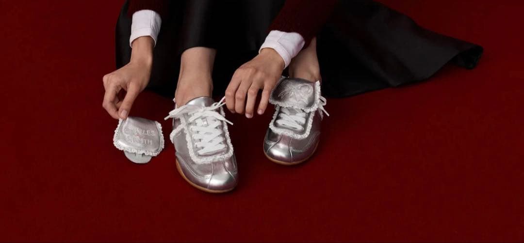 CHARLES & KEITH Louise ルーイ レーストリムスニーカー