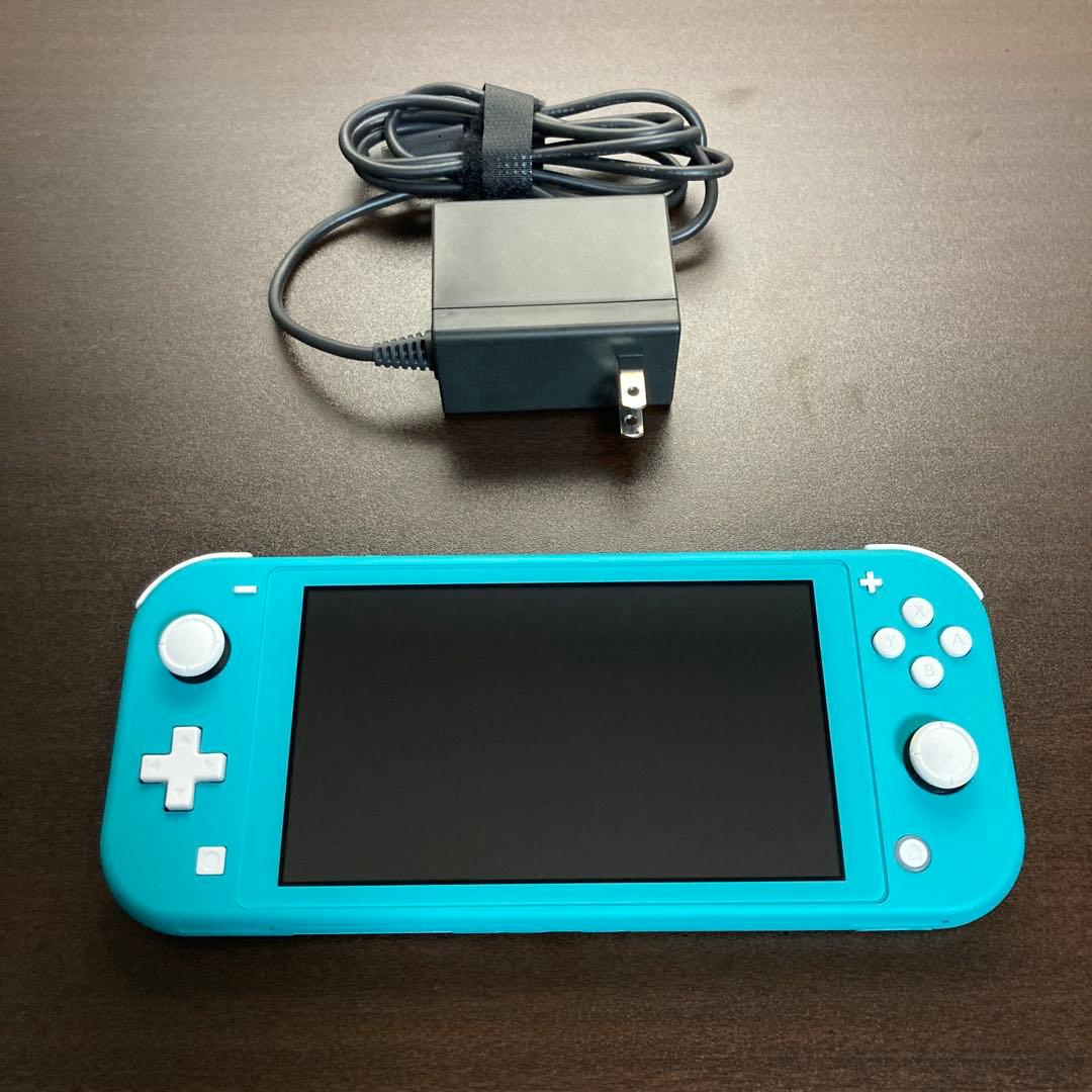 Nintendo Switch Lite ターコイズ 美品 充電器付き