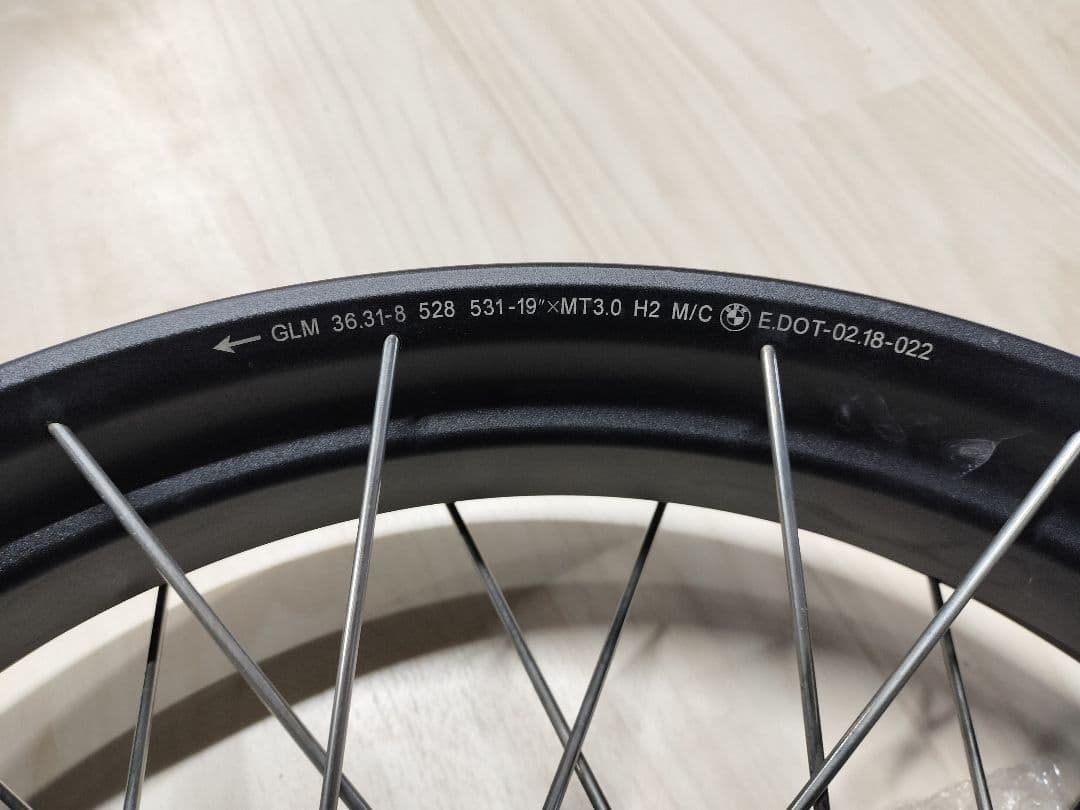  R1200GS 純正クロススポークホイール