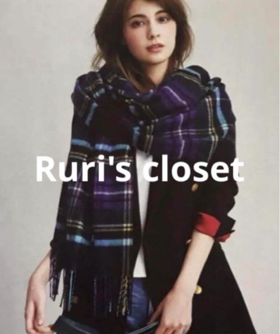 激レア！【定価93,500円】ジョンストンズ UA別注 カシミヤ大判 ストール♡