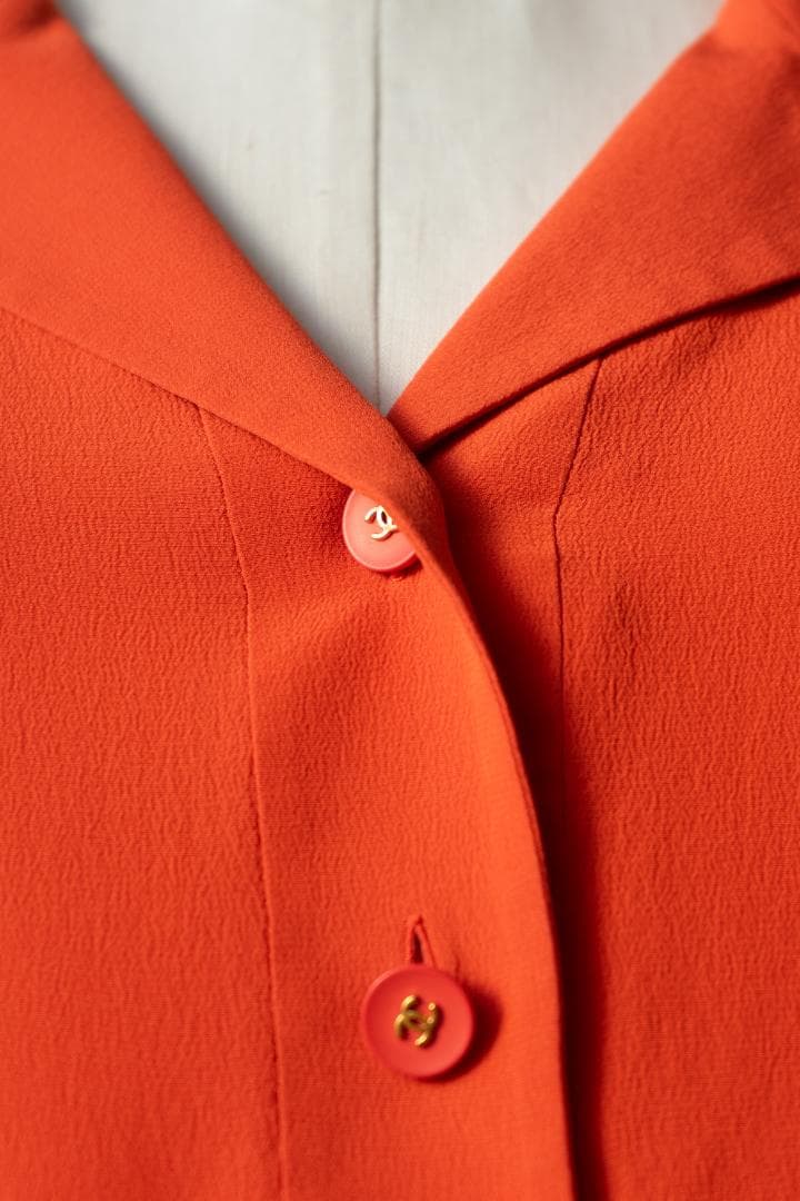 CHANEL シャネル チュニック丈 シャツ ワンピース