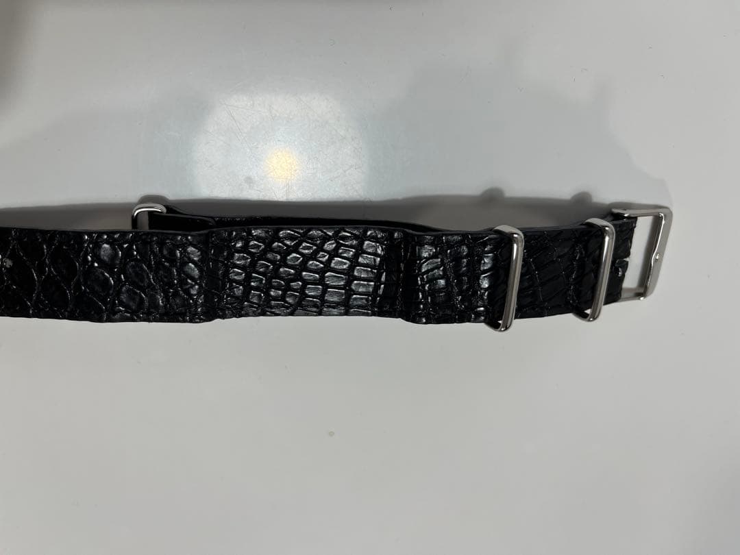 早い者勝ち！【美品】THE SOLE T・MBH別注　クロコダイルNATOべルト