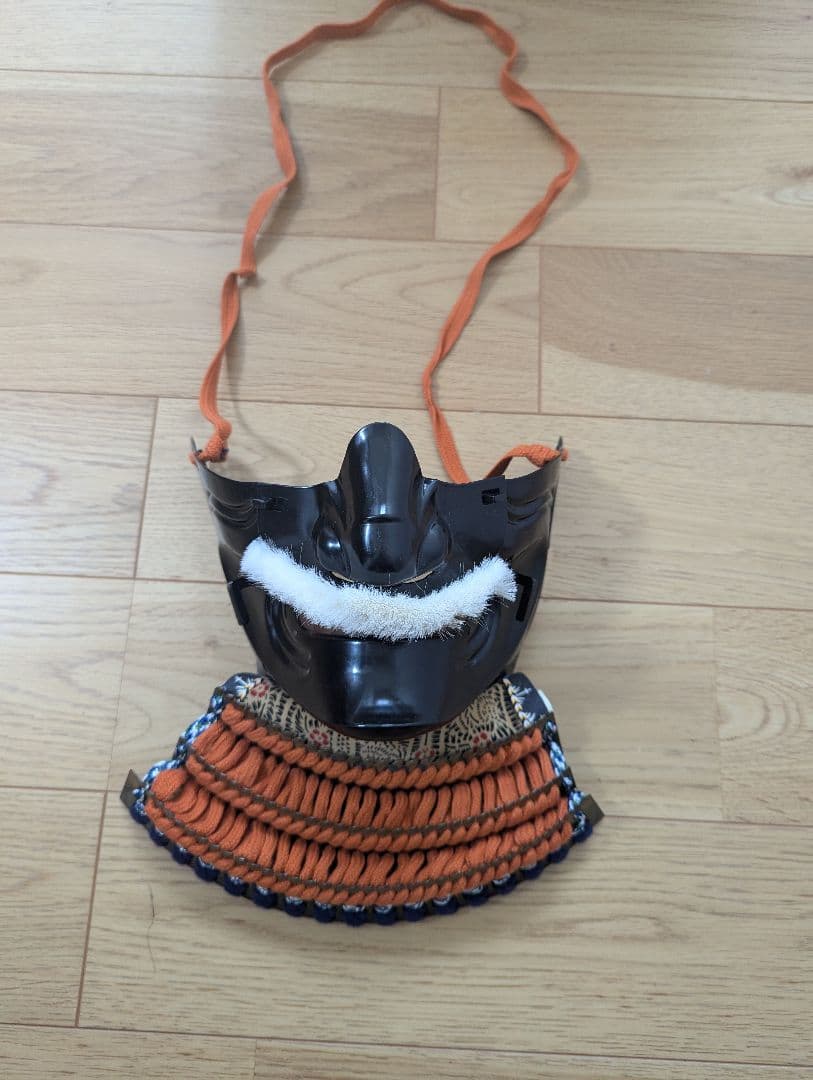 黒胴当世素掛　緋縅　等身大鎧兜　甲　鎧兜　兜