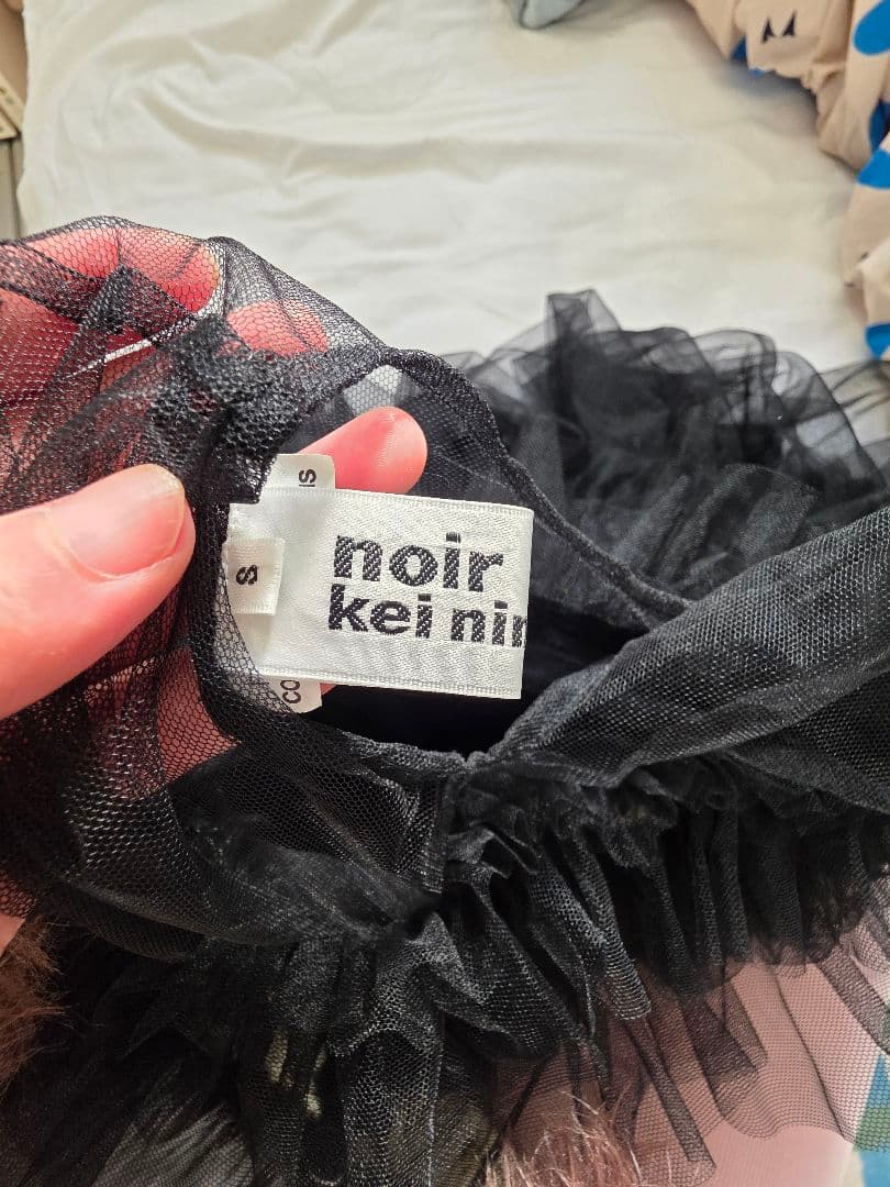 noir kei ninomiya ナイロンチュールトップス