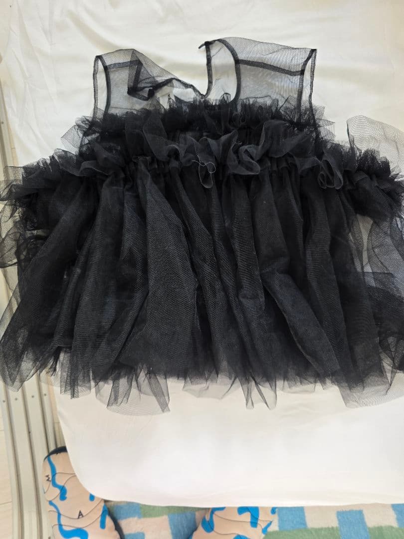 noir kei ninomiya ナイロンチュールトップス