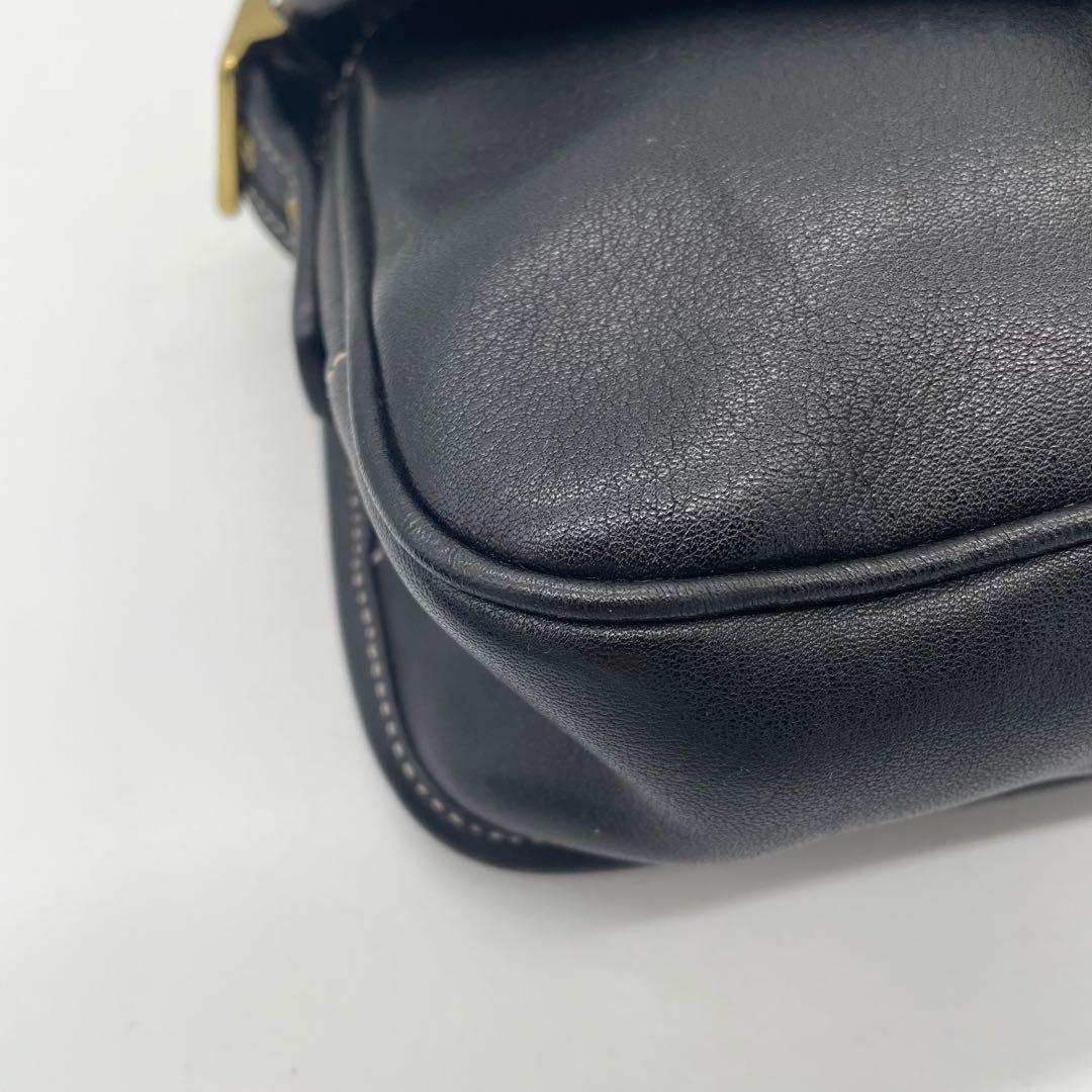 【極美品】コーチ　ワンショルダーバッグ　ソーホー　レザー　パンプトン　ブラック