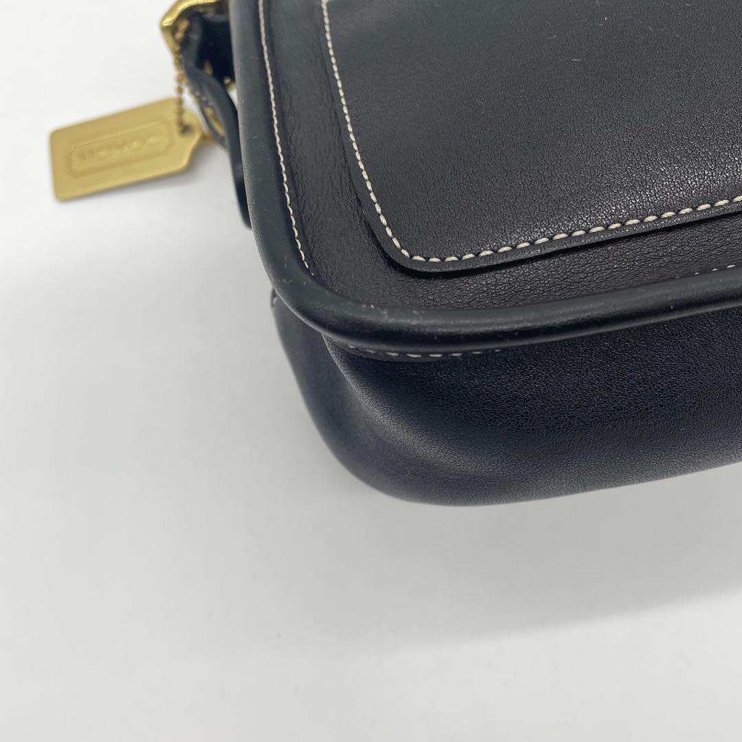 【極美品】コーチ　ワンショルダーバッグ　ソーホー　レザー　パンプトン　ブラック