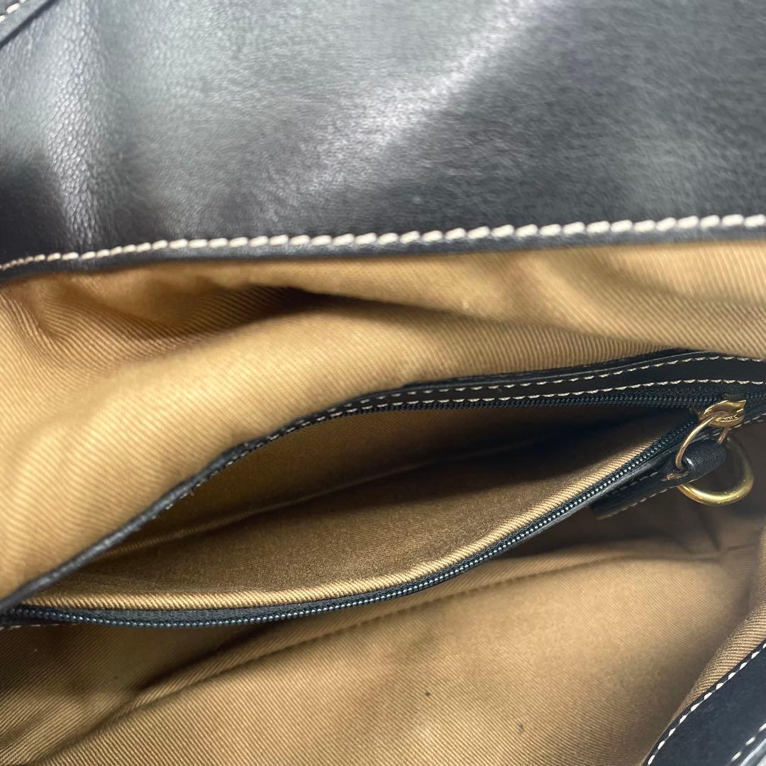 【極美品】コーチ　ワンショルダーバッグ　ソーホー　レザー　パンプトン　ブラック