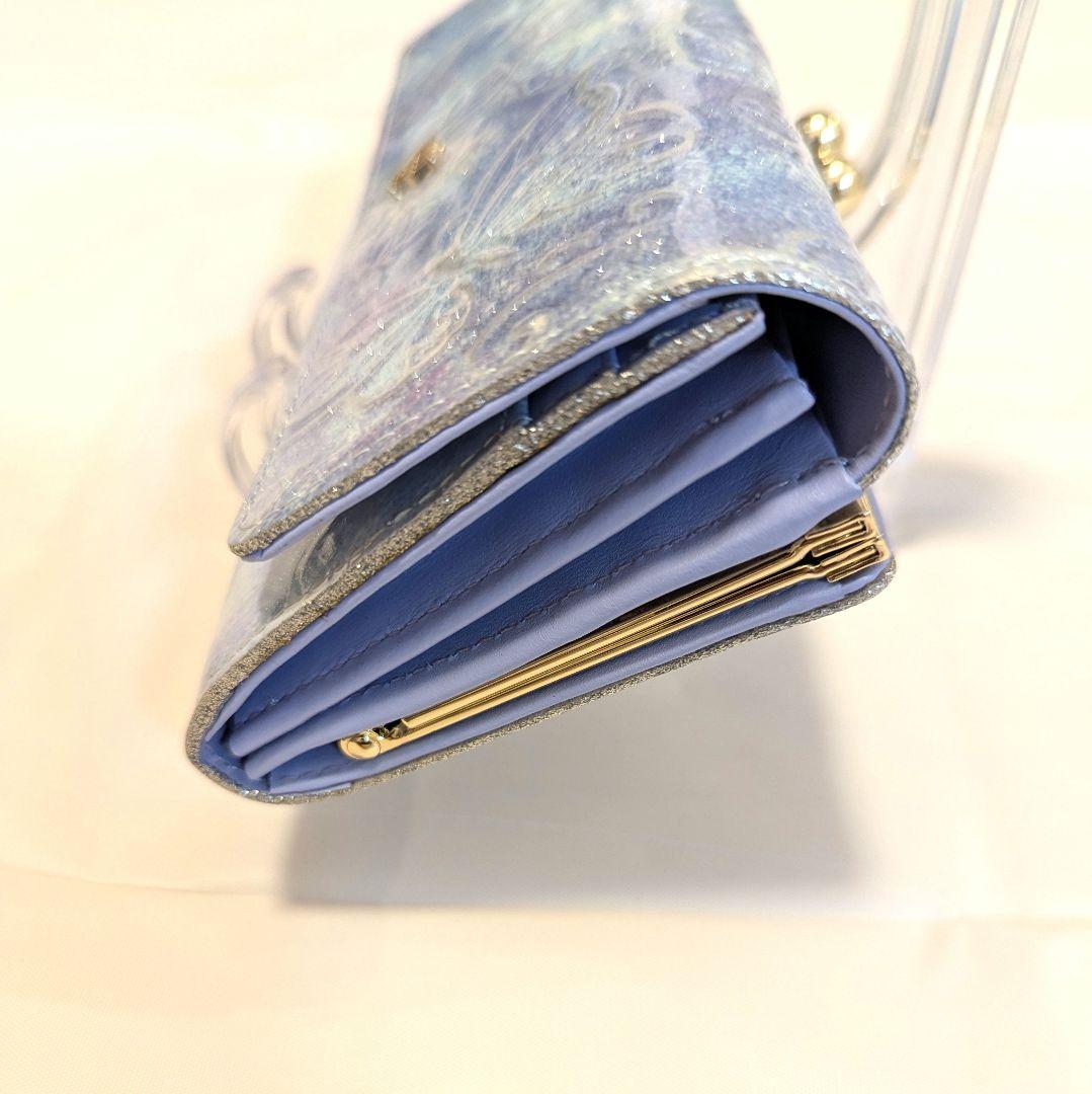 希少カラー♡ANNA SUI パピヨン　シンデレラカラー　二つ折り長財布　がま口