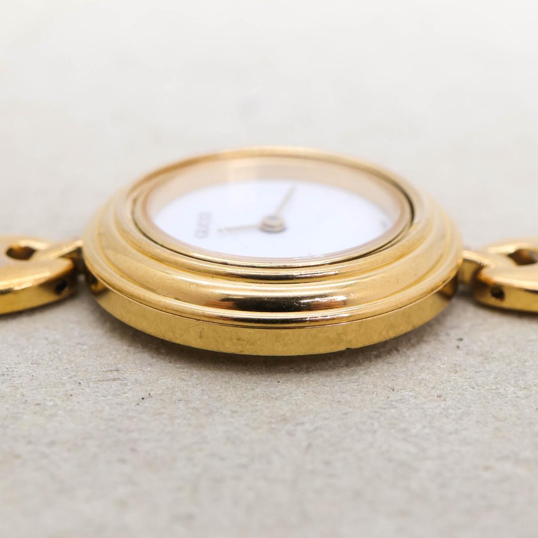 稼働 GUCCI 腕時計 チェンジベゼル チェーンブレス アンティーク 2485