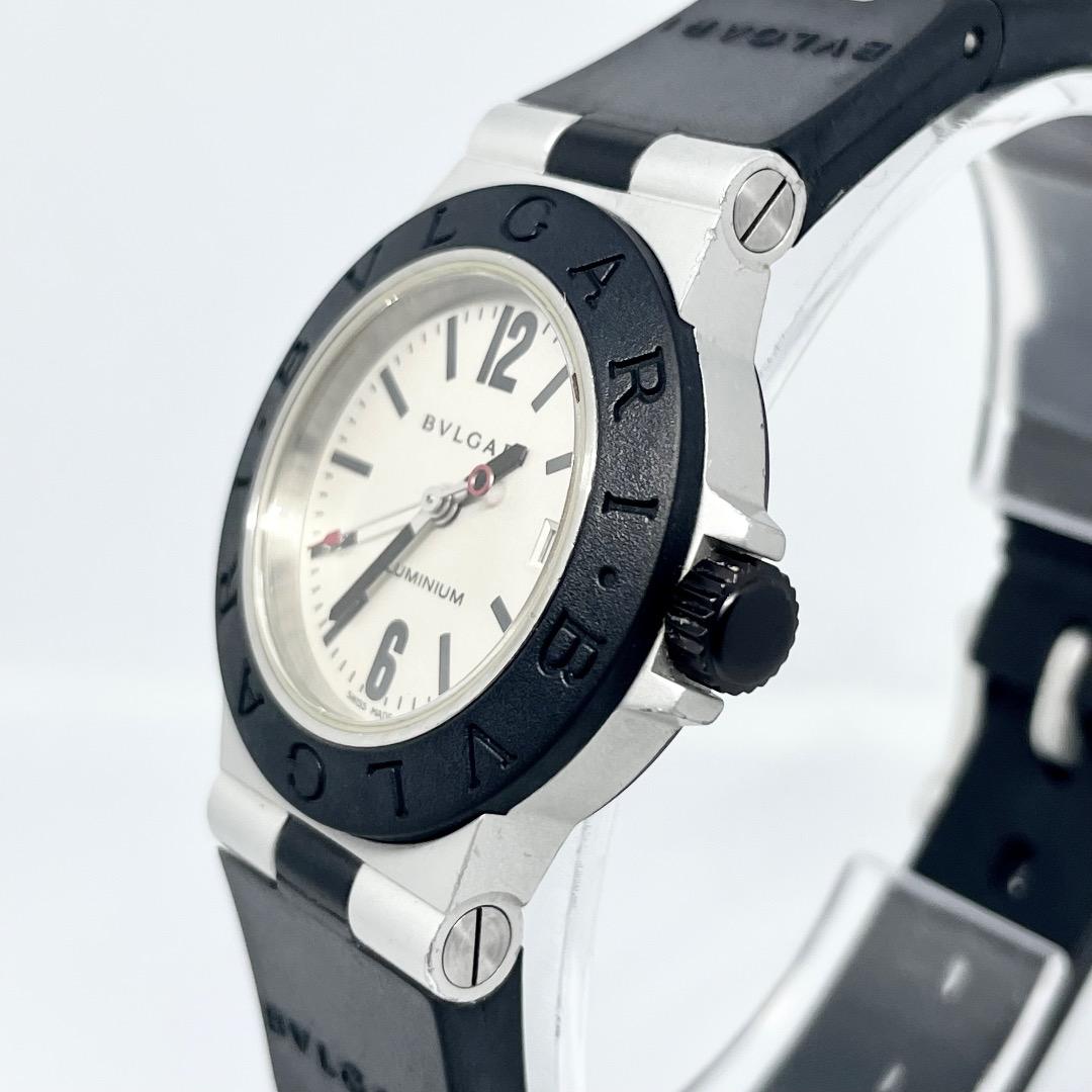 【ツッキー】ブルガリ 腕時計　ユニセック　AL 29A クォーツ　黒・白