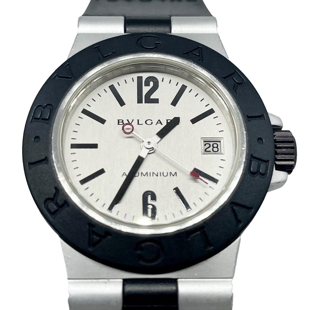 【ツッキー】ブルガリ 腕時計　ユニセック　AL 29A クォーツ　黒・白