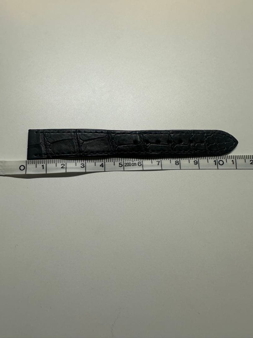 【中古品】Cartier サントレレザー替えベルト チャコールグレー