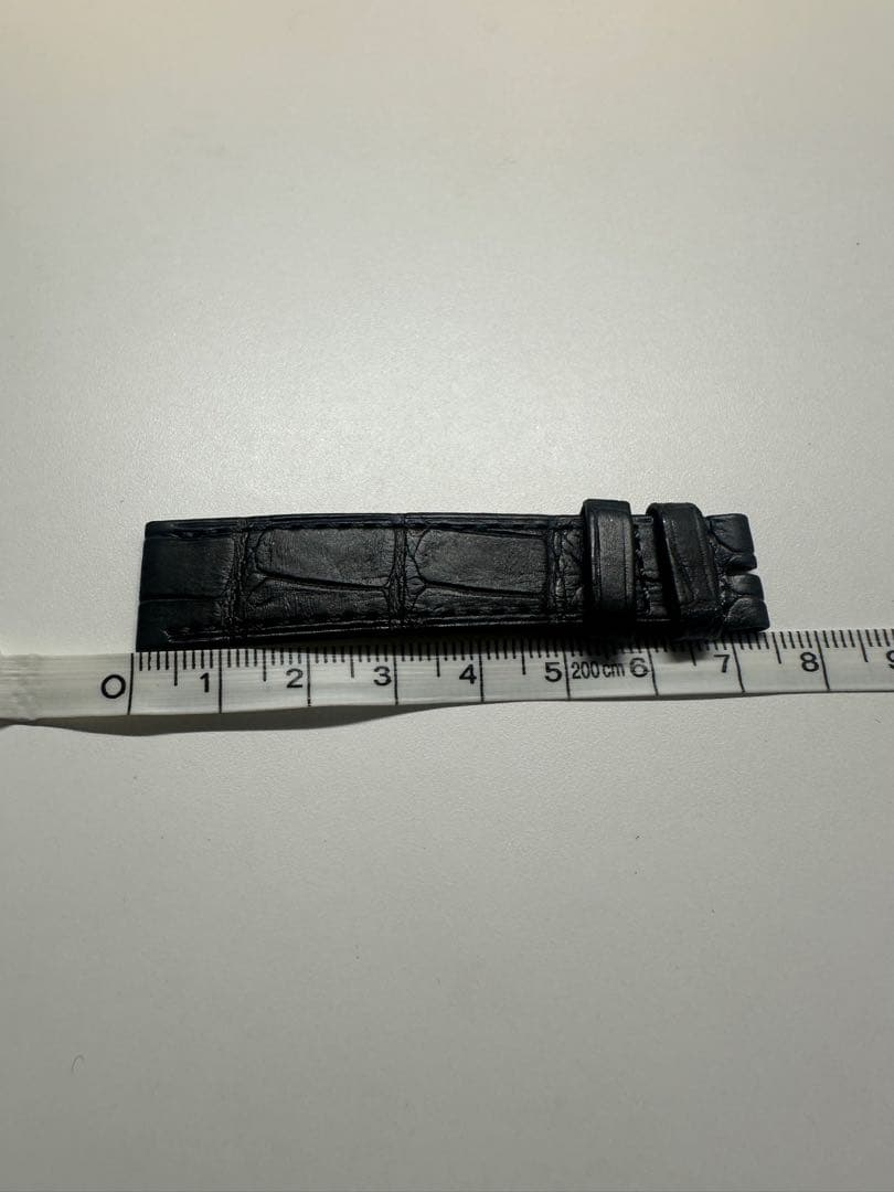 【中古品】Cartier サントレレザー替えベルト チャコールグレー