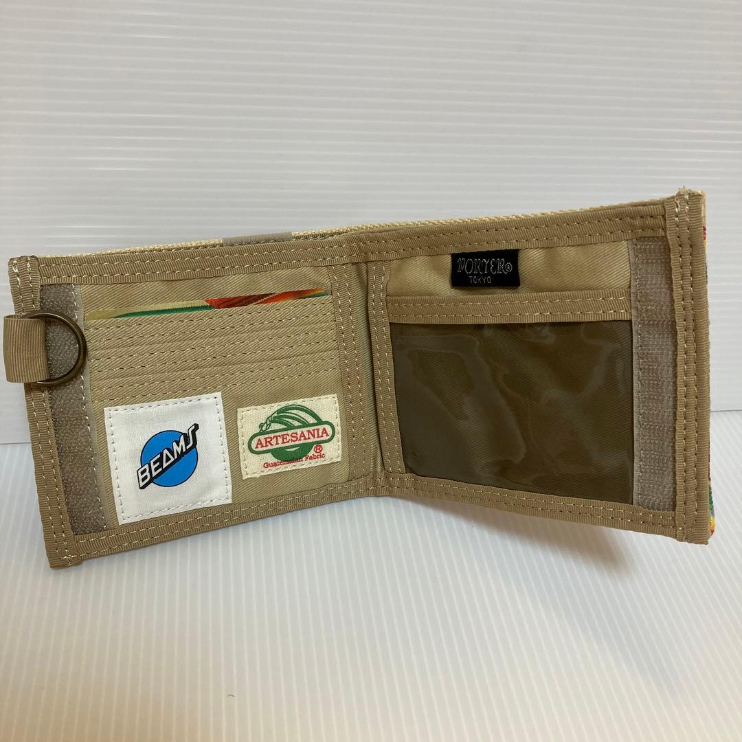 PORTER × BEAMS × アルテサニア　トリプルコラボウォレット　美品