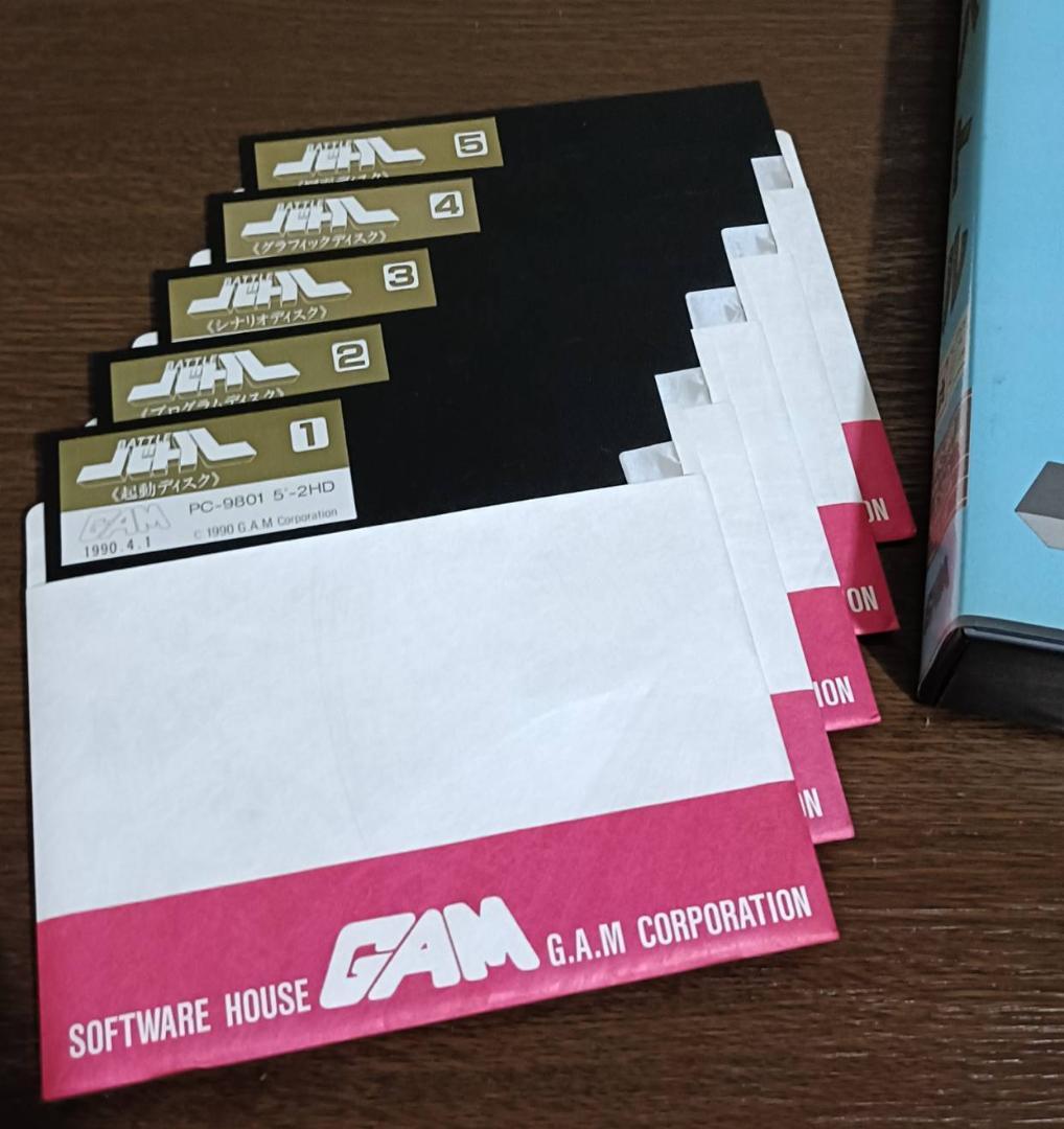 PC-88VA 大型現代戦SLG バトル GAM RAM640KB 説明書箱付