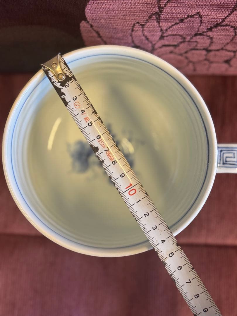 波佐見焼 中村平三作 特大マグカップ（直径約14cm）