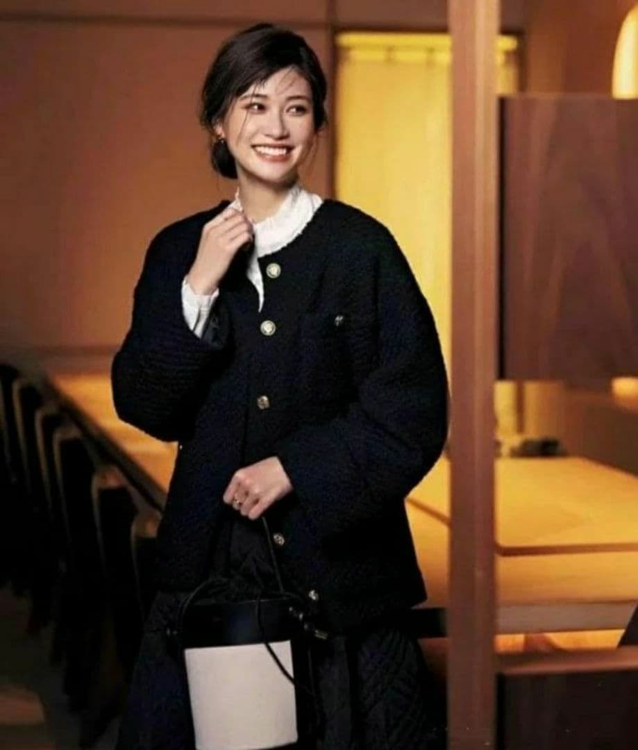 Loungedress ラウンジドレス ツイードジャケット コート ブラック