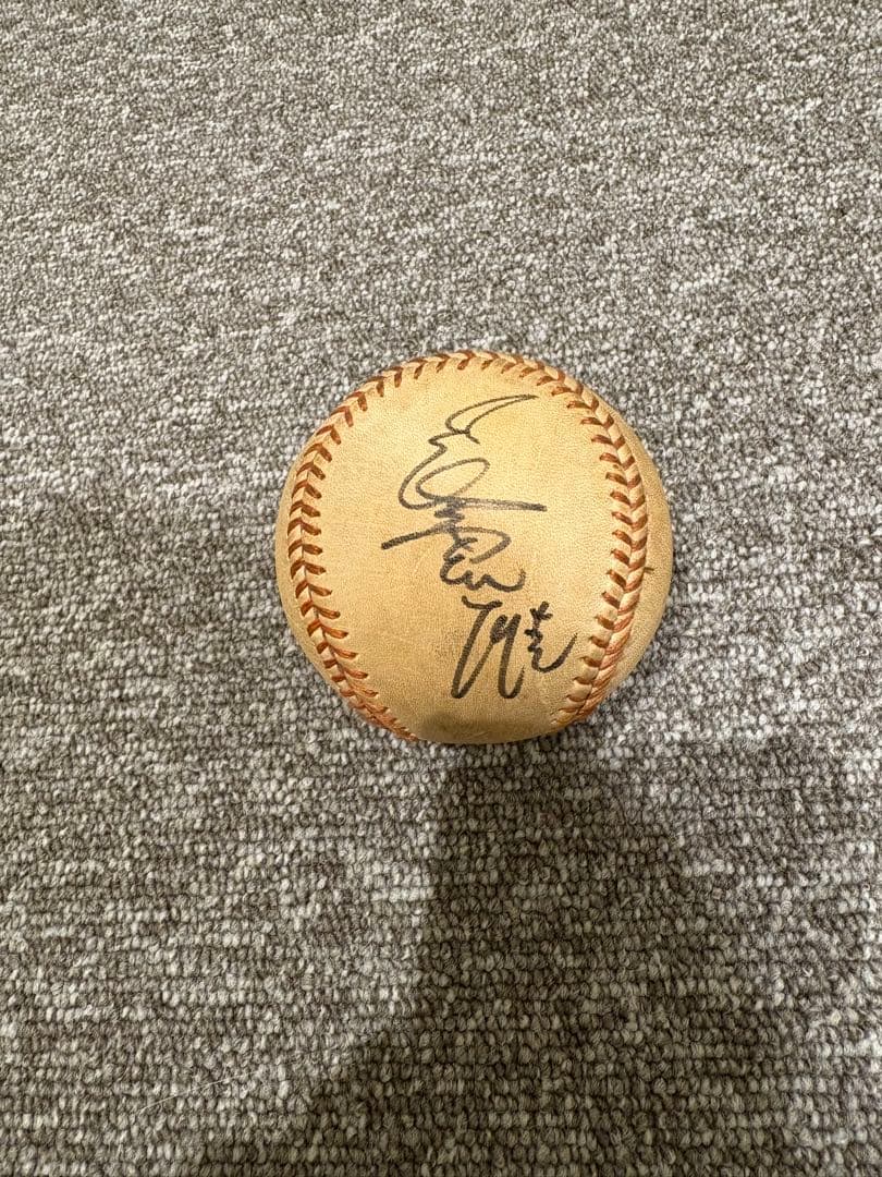 長嶋茂雄　王貞治　寄せ書き直筆サインボール　現役時代