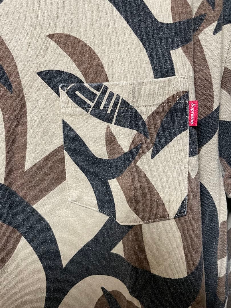シュプリーム　トライバルカモ　Lサイズ