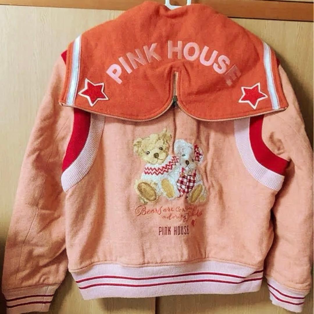 ピンクハウス スタジャン　フード　年代物　ヴィンテージ　レトロ　ジャケット
