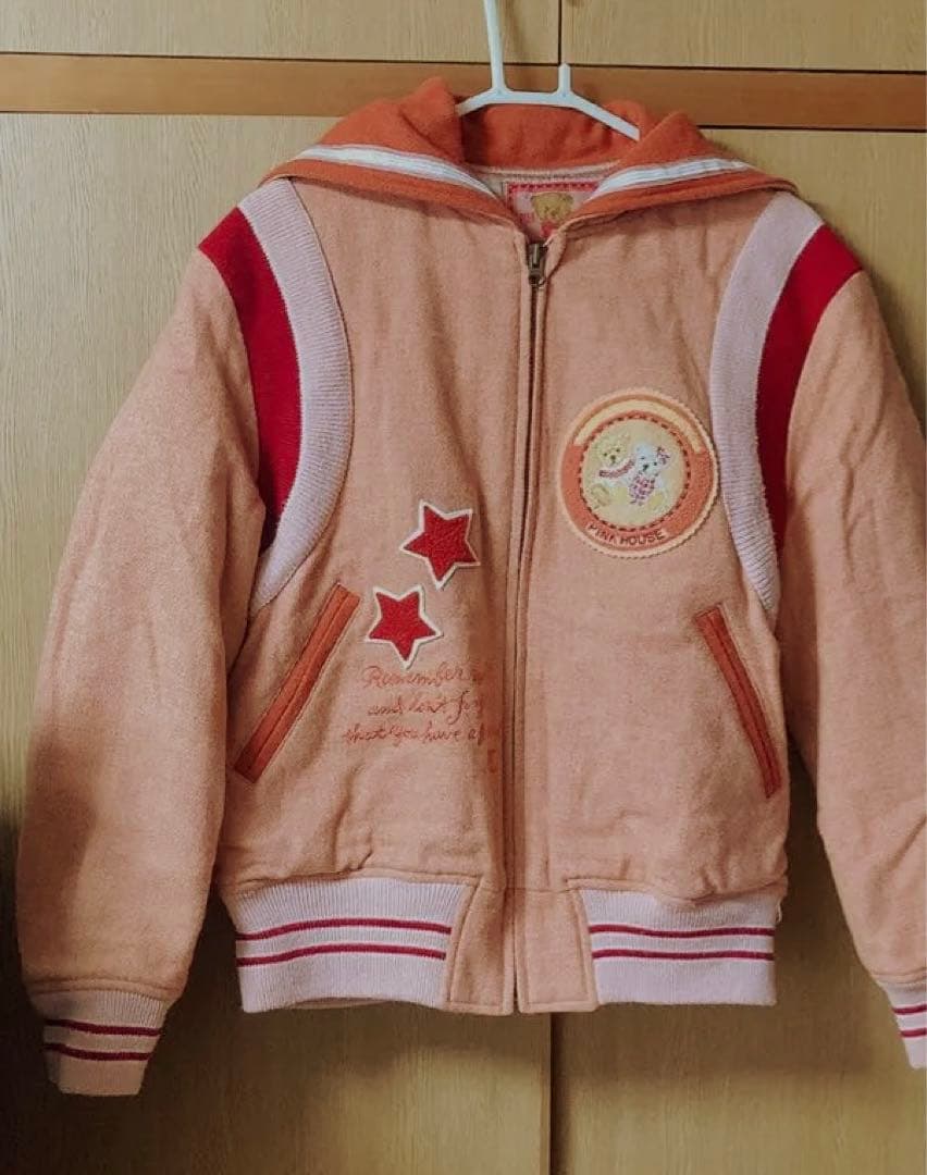 ピンクハウス スタジャン　フード　年代物　ヴィンテージ　レトロ　ジャケット