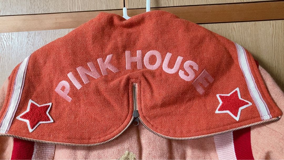 ピンクハウス スタジャン　フード　年代物　ヴィンテージ　レトロ　ジャケット