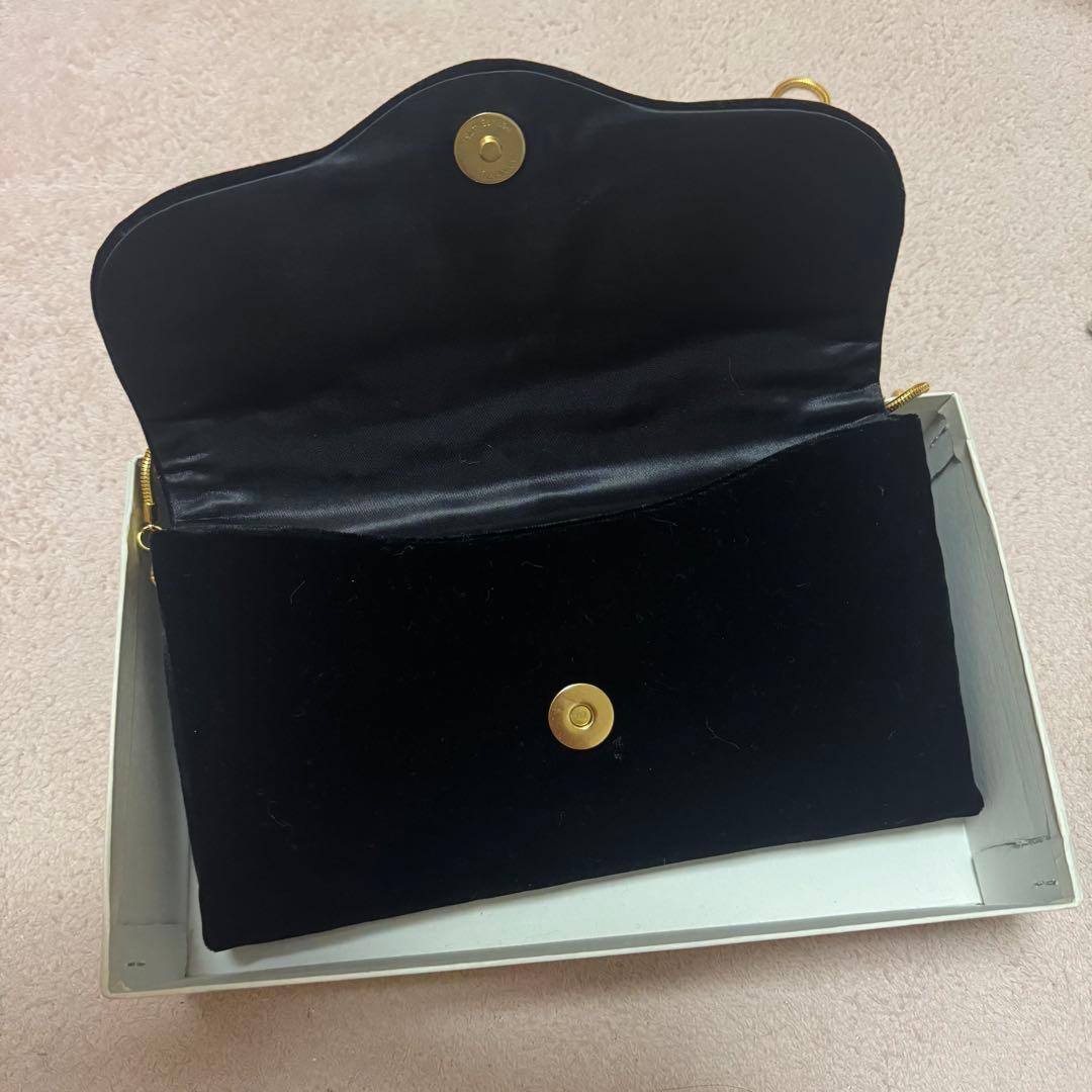 【美品】皇室御用達 Lumyはしもと ビーズバッグ パーティー 刺繍 天然石