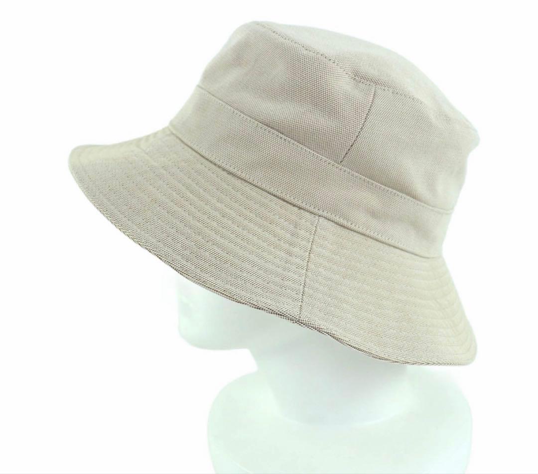 エルメス　HERMES バケットハット　リネン　コットン