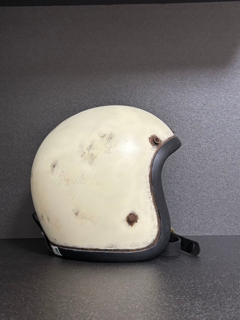 J*様 新品 500TXタイプ 小帽体 深めジェットヘル Mサイズ アイボリー