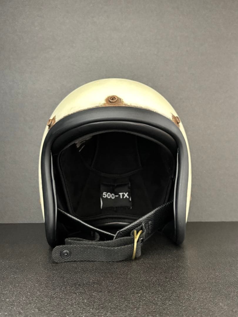 J*様 新品 500TXタイプ 小帽体 深めジェットヘル Mサイズ アイボリー