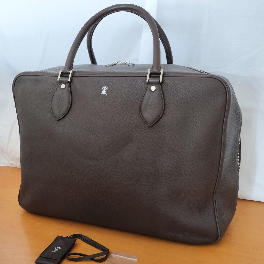 良品 SUTOR MANTELLASSI イタリア製 大型レザー ボストンバッグ