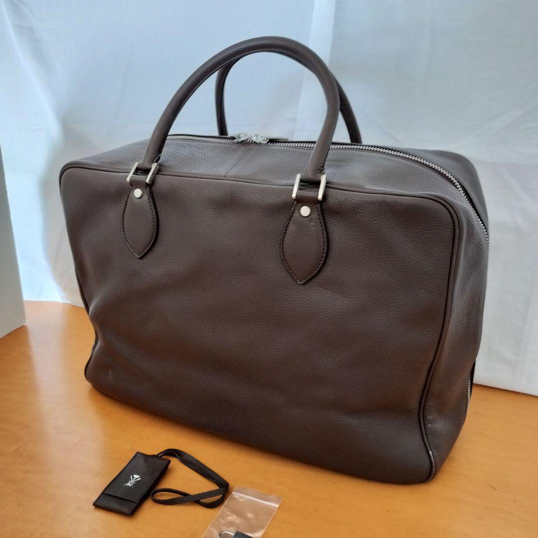 良品 SUTOR MANTELLASSI イタリア製 大型レザー ボストンバッグ