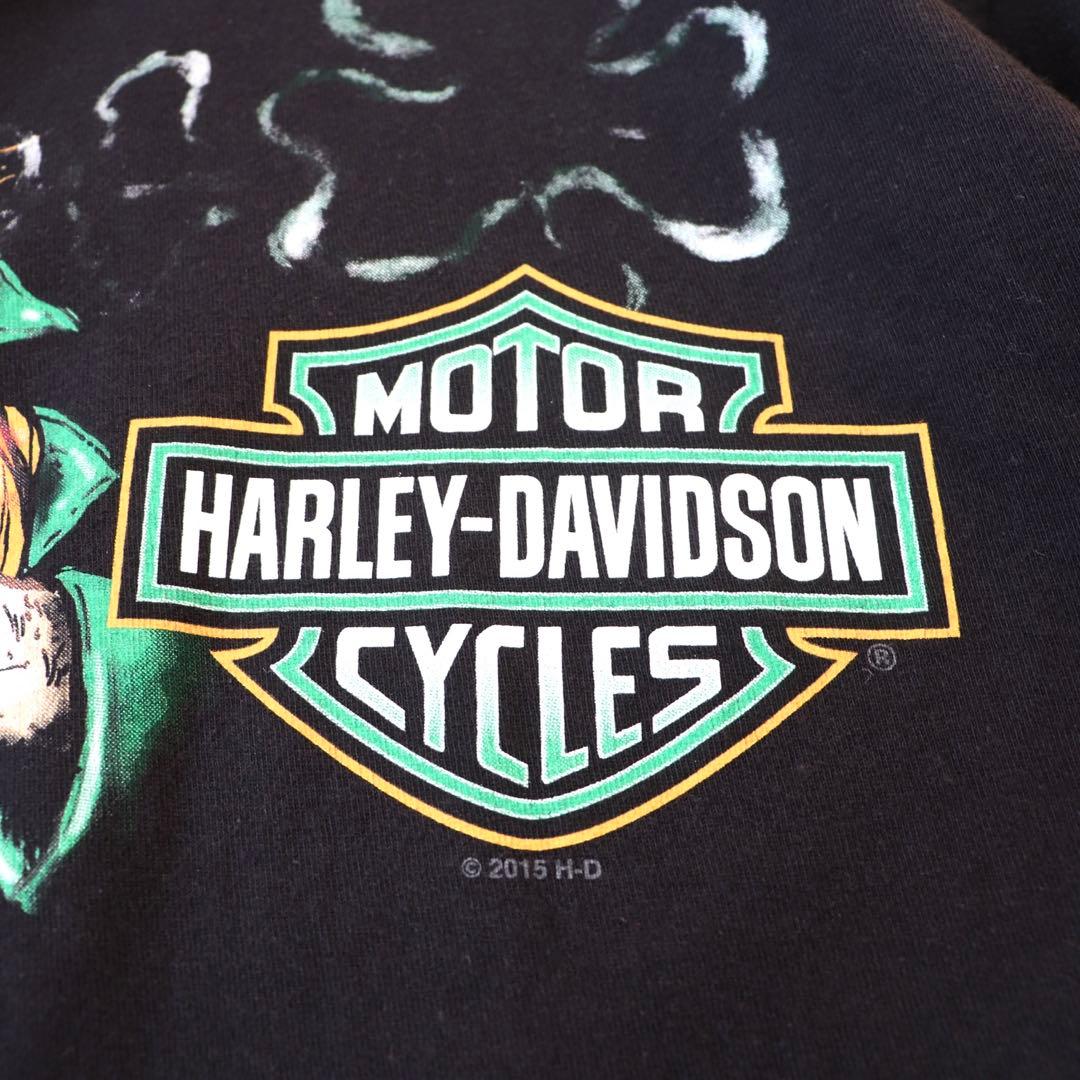 10s ハーレーダビッドソン TREASURE ヒョンソク着用 長袖 ロンT