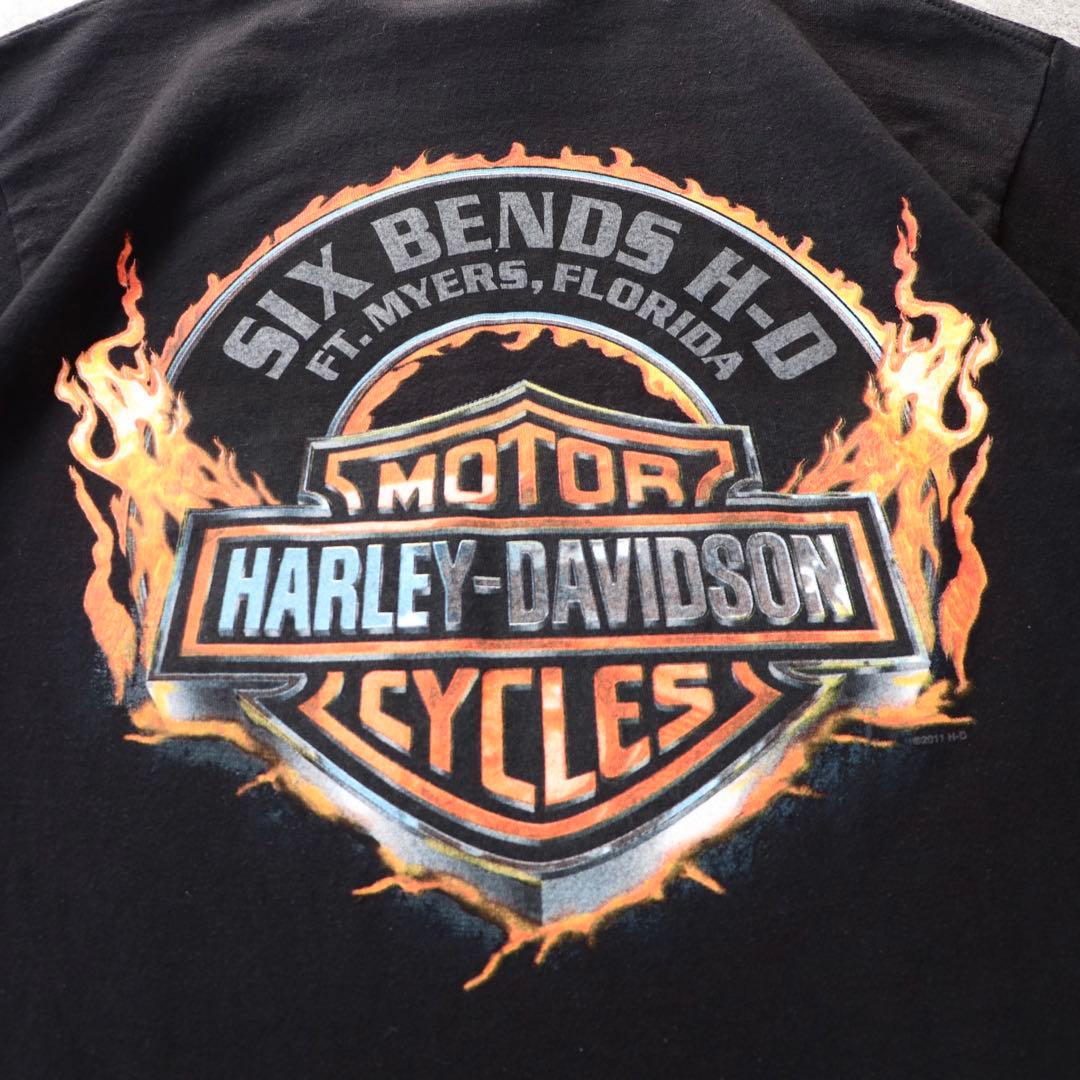 10s ハーレーダビッドソン TREASURE ヒョンソク着用 長袖 ロンT