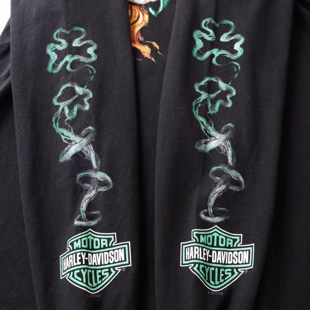 10s ハーレーダビッドソン TREASURE ヒョンソク着用 長袖 ロンT