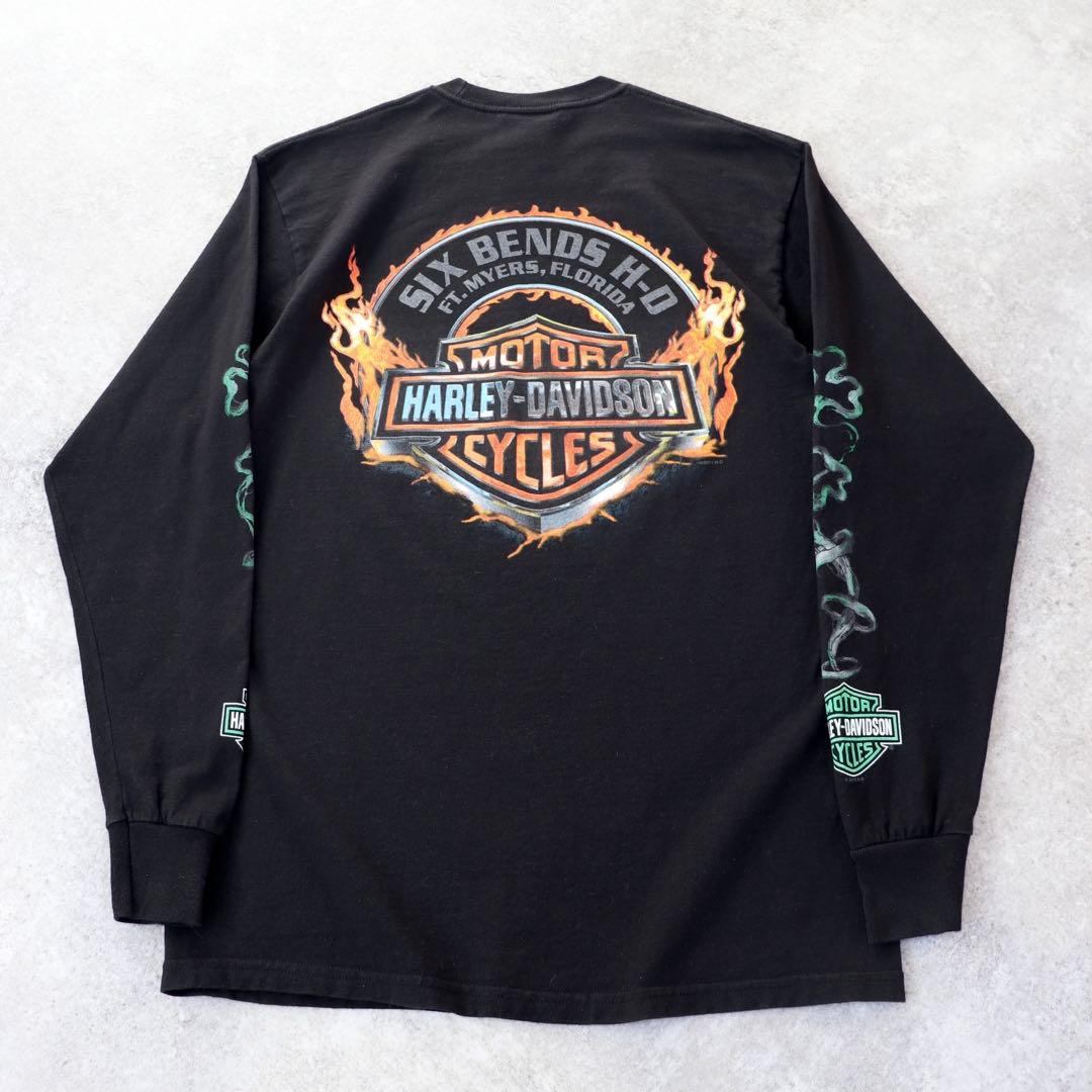 10s ハーレーダビッドソン TREASURE ヒョンソク着用 長袖 ロンT