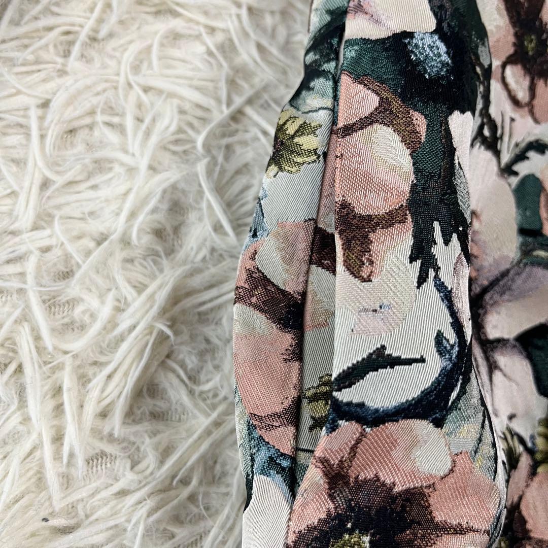 NEMIKA ネミカ　レリアン　ジャガード　花柄　ワンピース