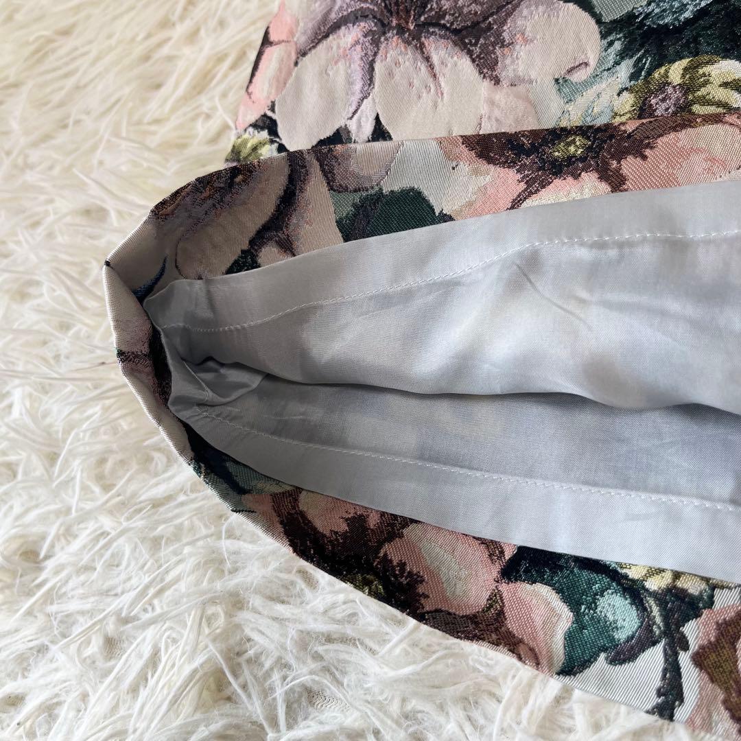 NEMIKA ネミカ　レリアン　ジャガード　花柄　ワンピース