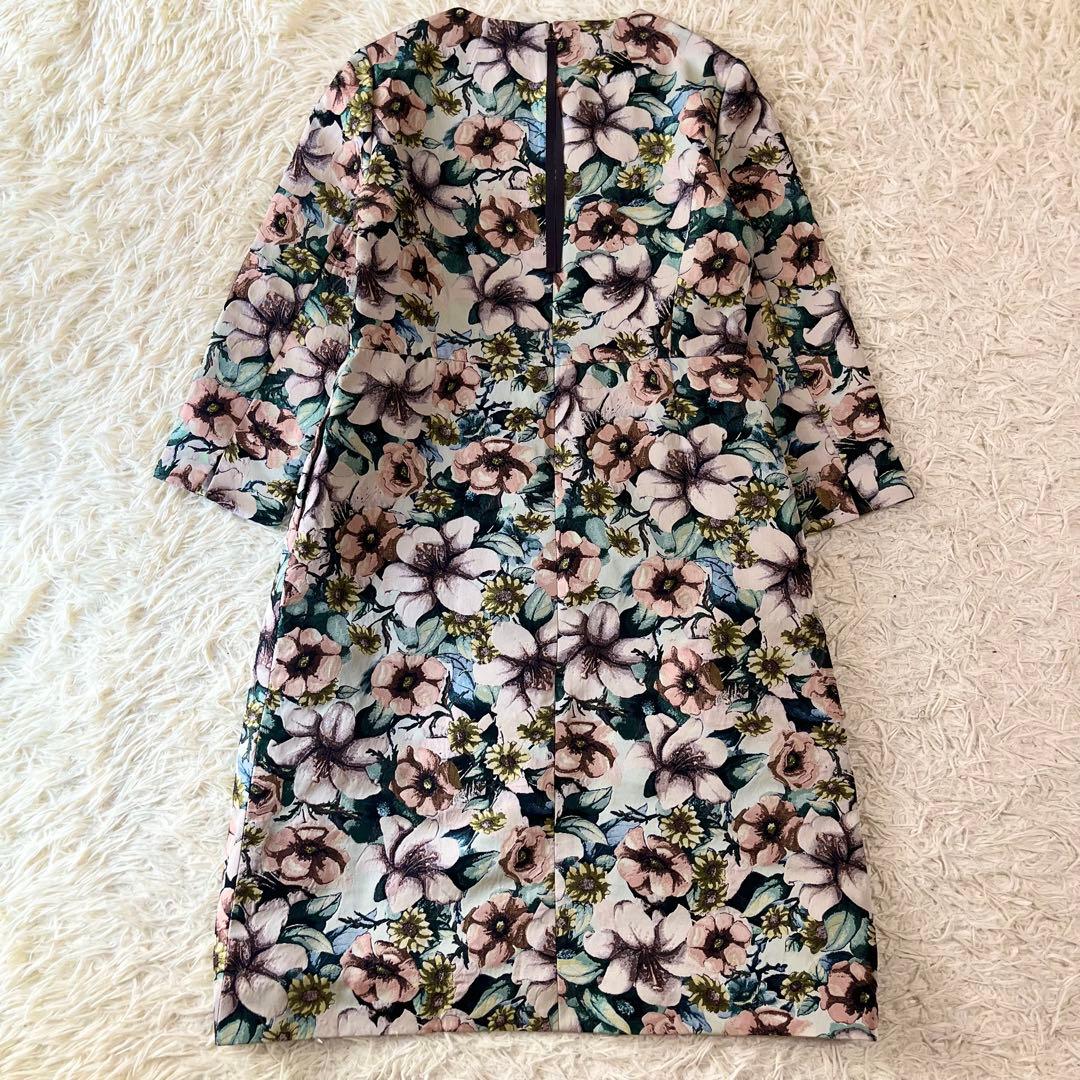 NEMIKA ネミカ　レリアン　ジャガード　花柄　ワンピース