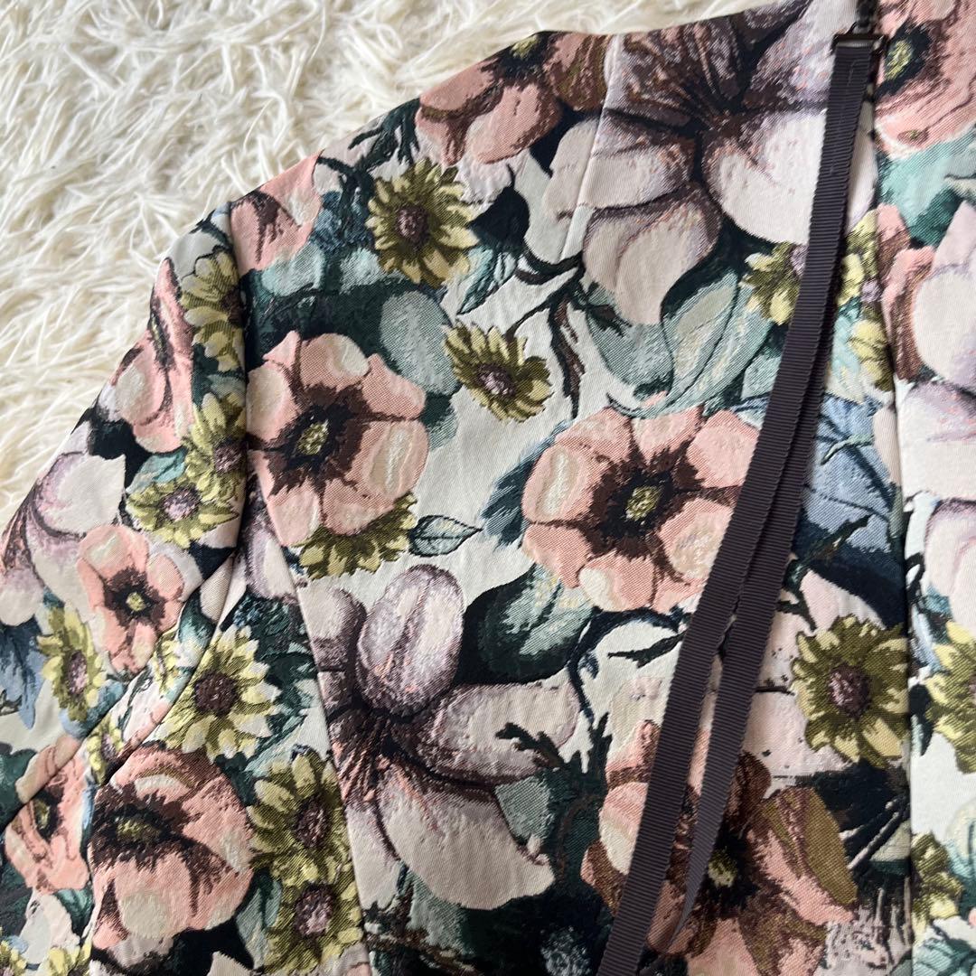 NEMIKA ネミカ　レリアン　ジャガード　花柄　ワンピース